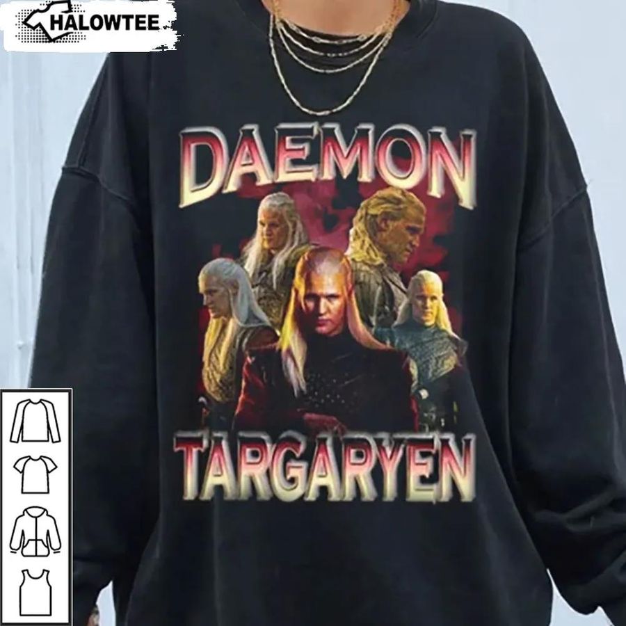 Daemon Targaryen Shirt House Of Dragon  Vintage Unisex Gift For Movie Lovers