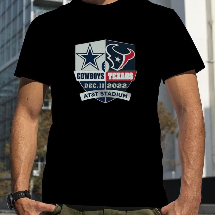 Dallas Cowboys Vs Houston Texans Dec 11 2022 Atandt Stadium Shirt