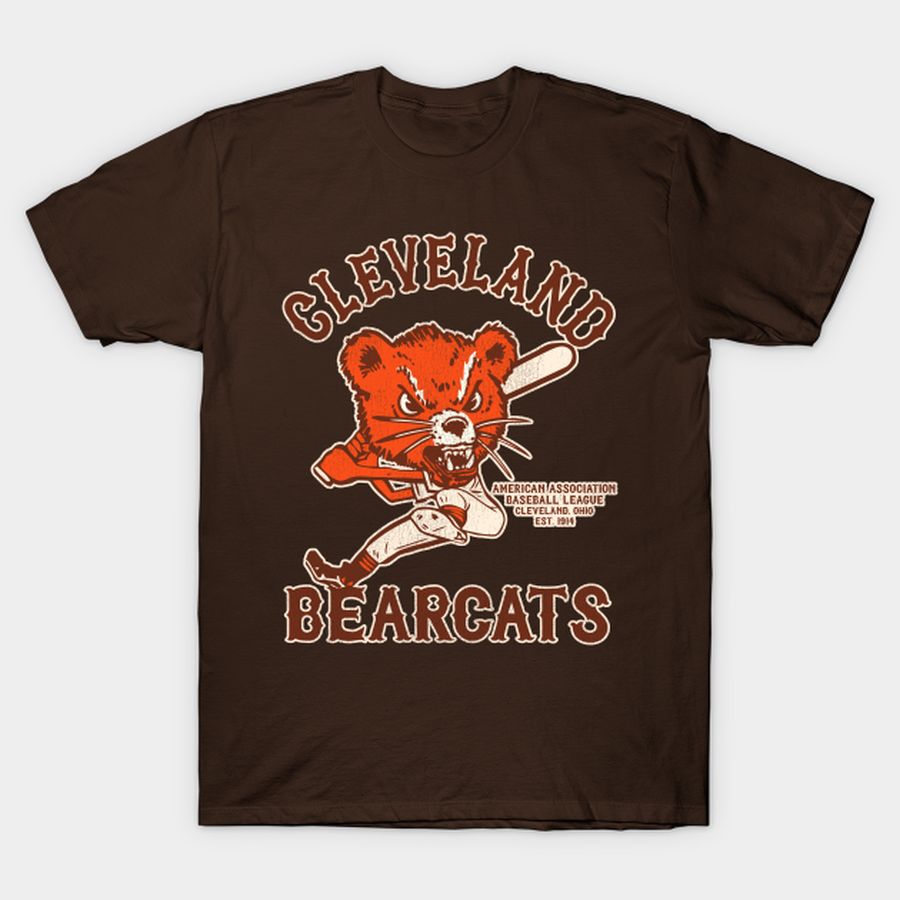 Defunct Cleveland Bearcats Baseball Team T-shirt, Hoodie, SweatShirt, Long Sleeve