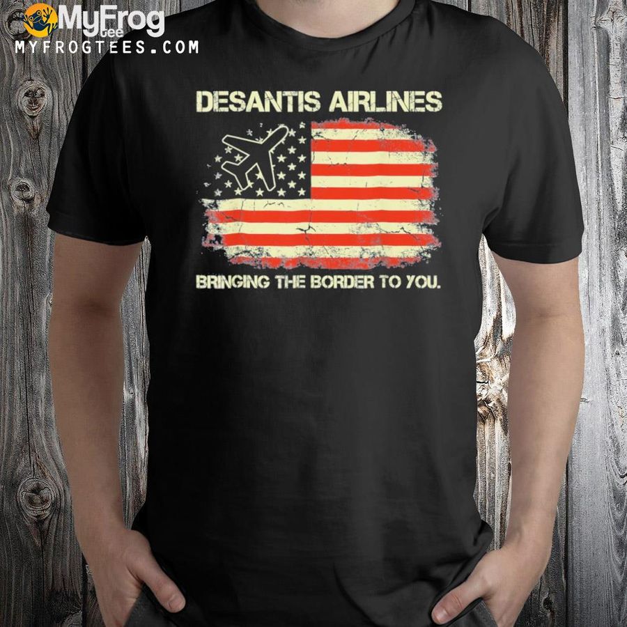 Desantis airlines funny political meme shirt