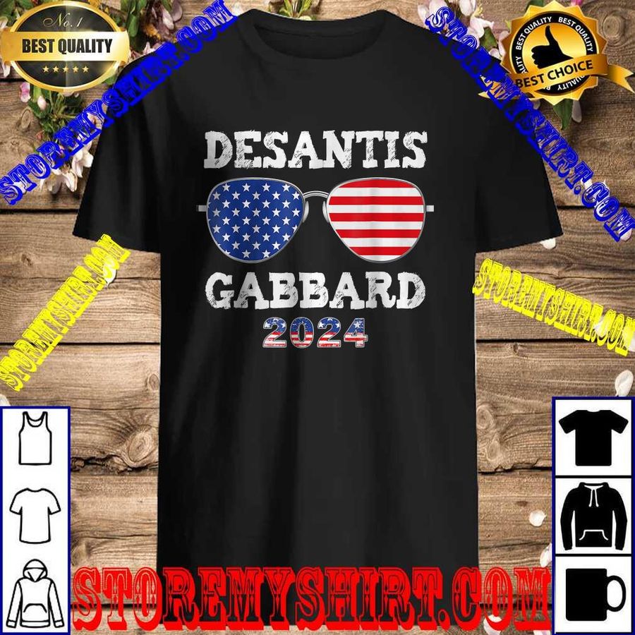 Desantis Gabbard 2024 President Election Republican Ticket T Shirt