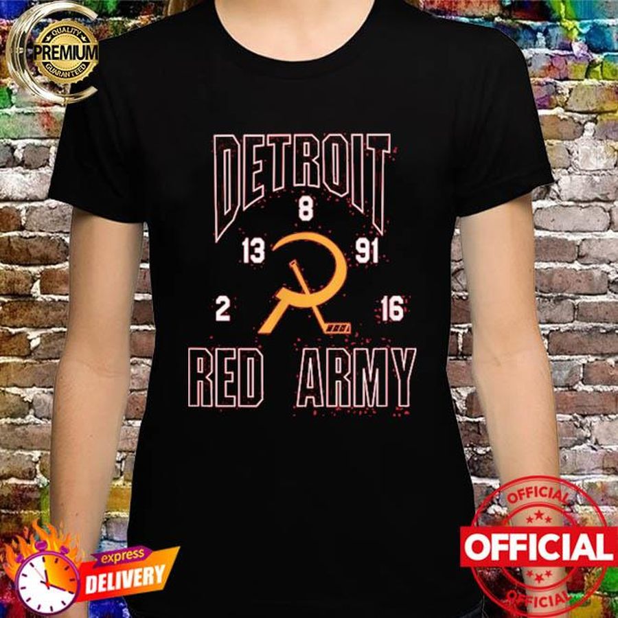 Detroit Red Hockey T Shirt