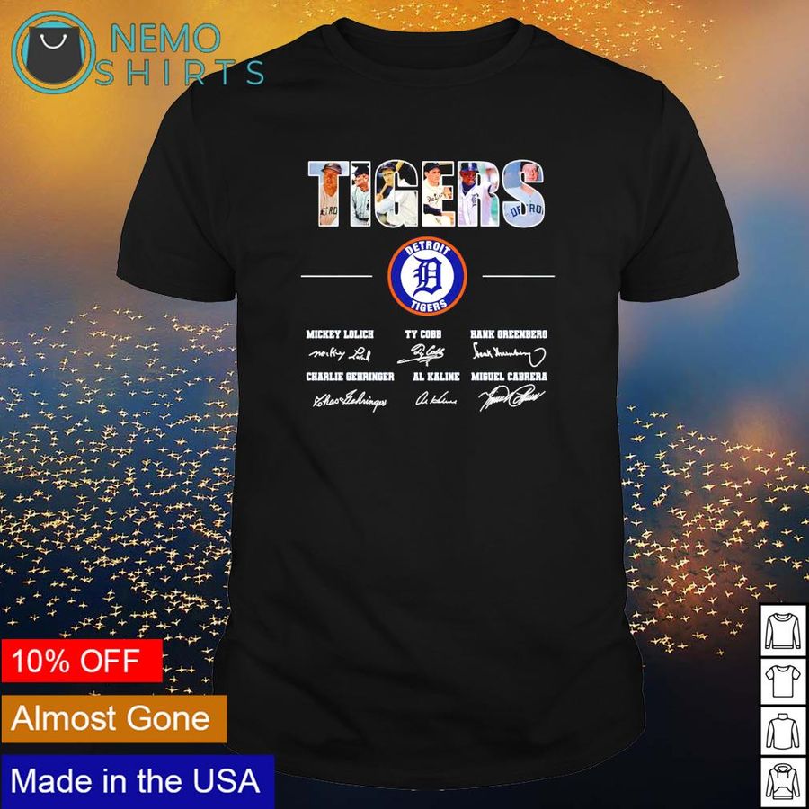 Detroit Tigers Players Signature Shirt