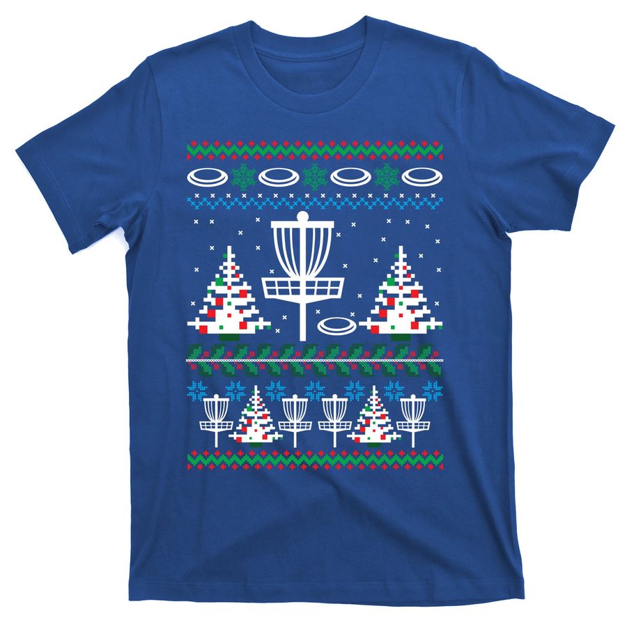 Disc Golf Ugly Christmas Gift Game Holiday Xmas Gift T-Shirts