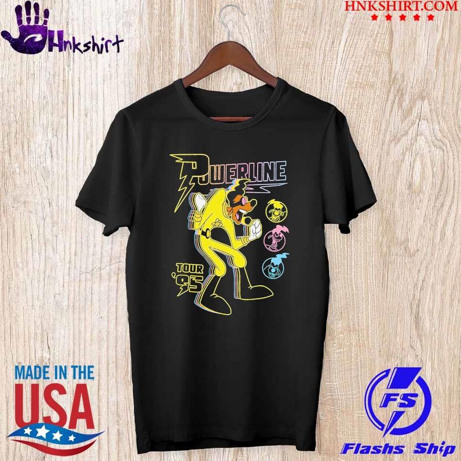 Disney a Goofy movie Powerline tour 95 shirt