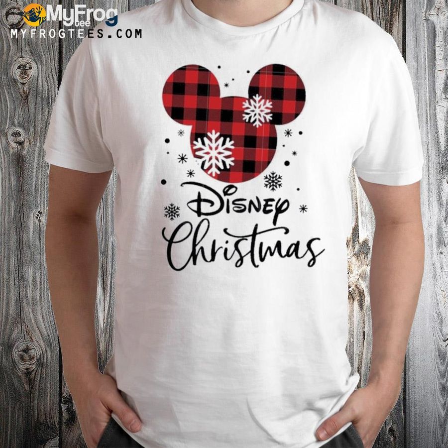Disney Christmas merry Christmas mickey head shirt