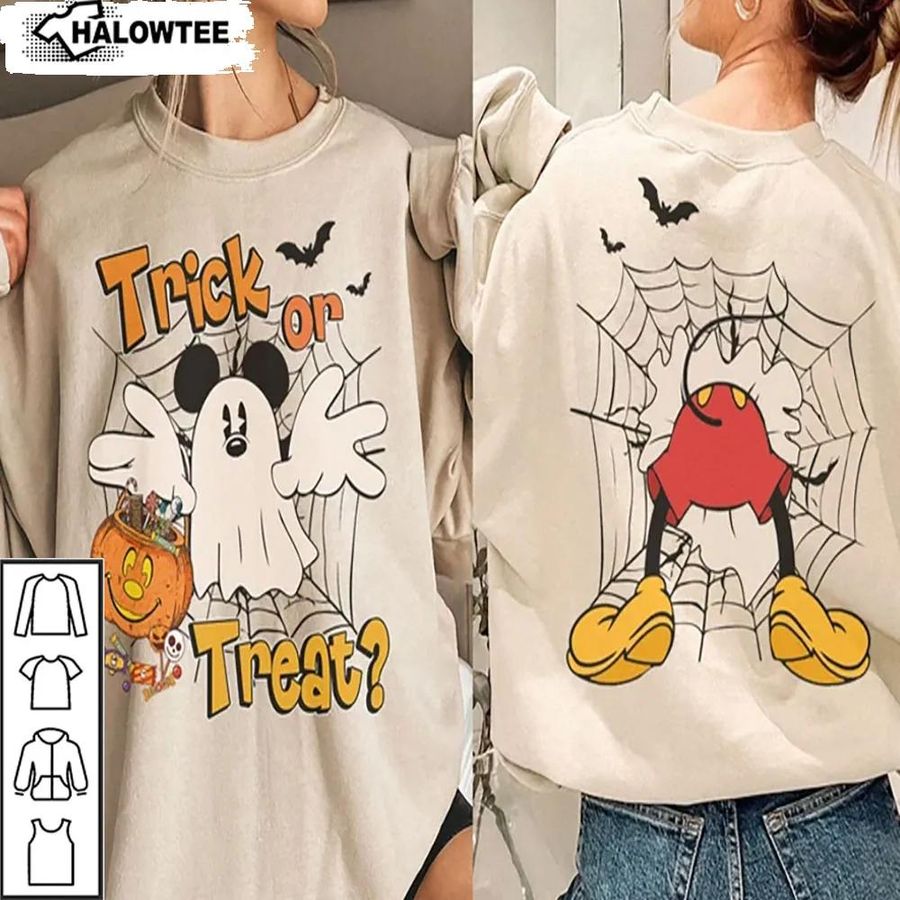 Disney Mickey Trick Or Treat Vintage Shirt Gift For Halloween