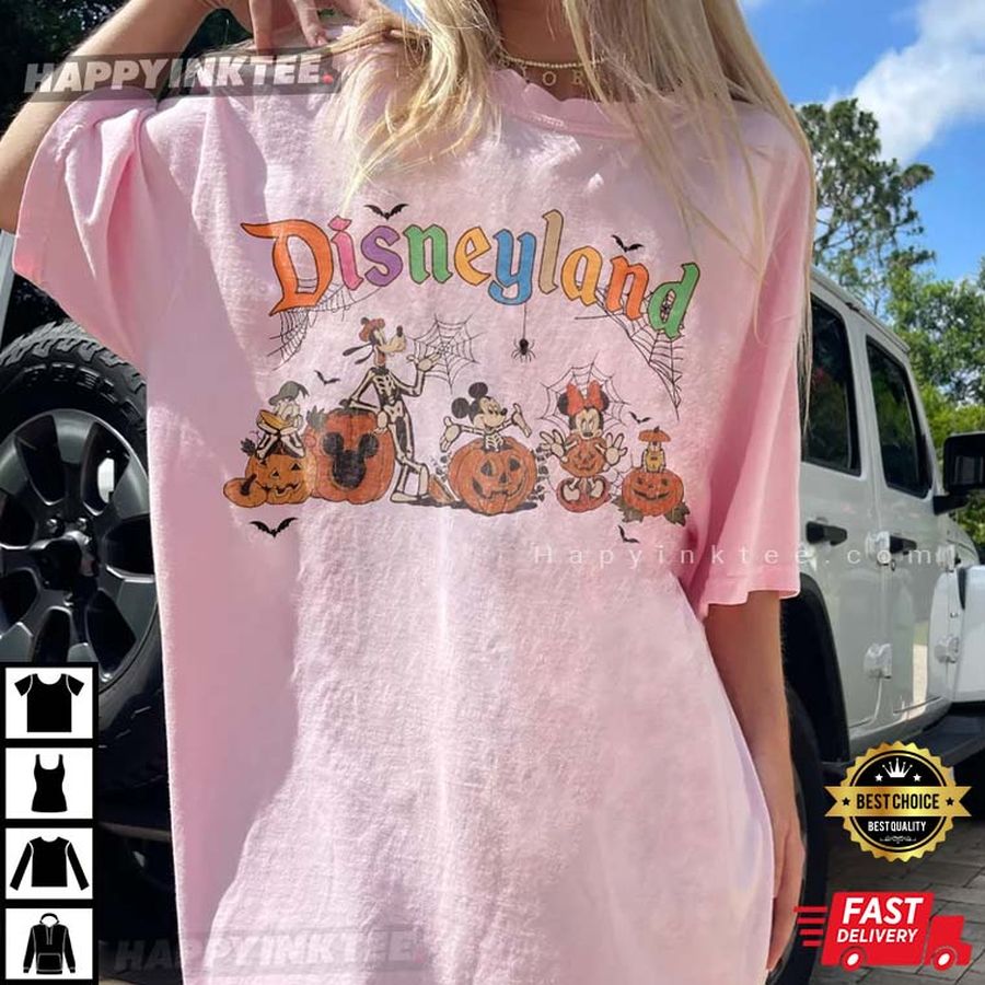 Disneyland Halloween Mickey And Friends Party T Shirt