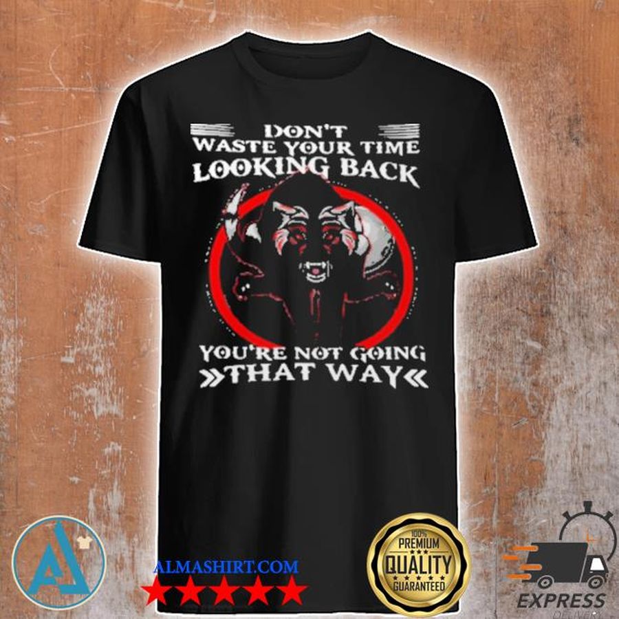 Don't waste your time looking back shirt