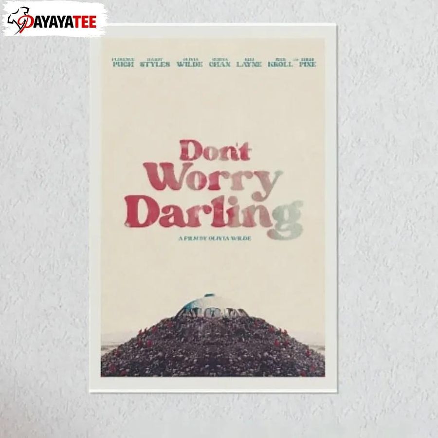 Don't Worry Darling 2022 Poster Vintage Decoration Gift For Movie Fans