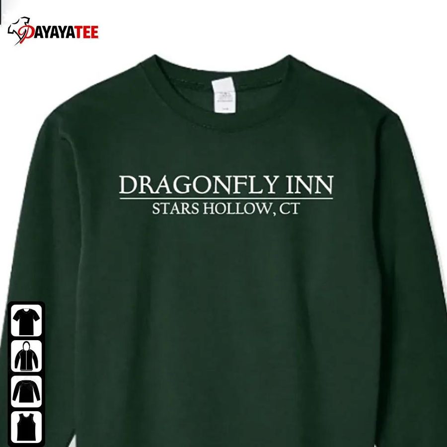 Dragonfly Inn Stars Hollow Sweatshirt Graphic Basic Gift For Gilmore Girls Fans