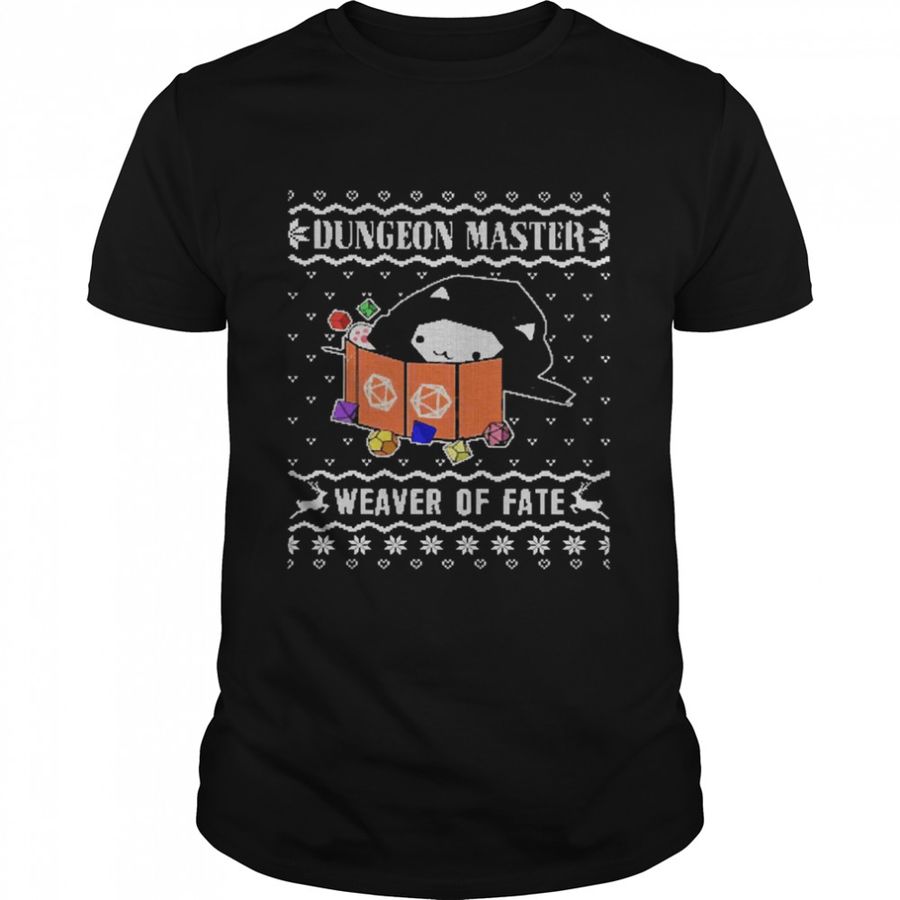 Dungeon Master Weaver Of Fate Christmas Shirt