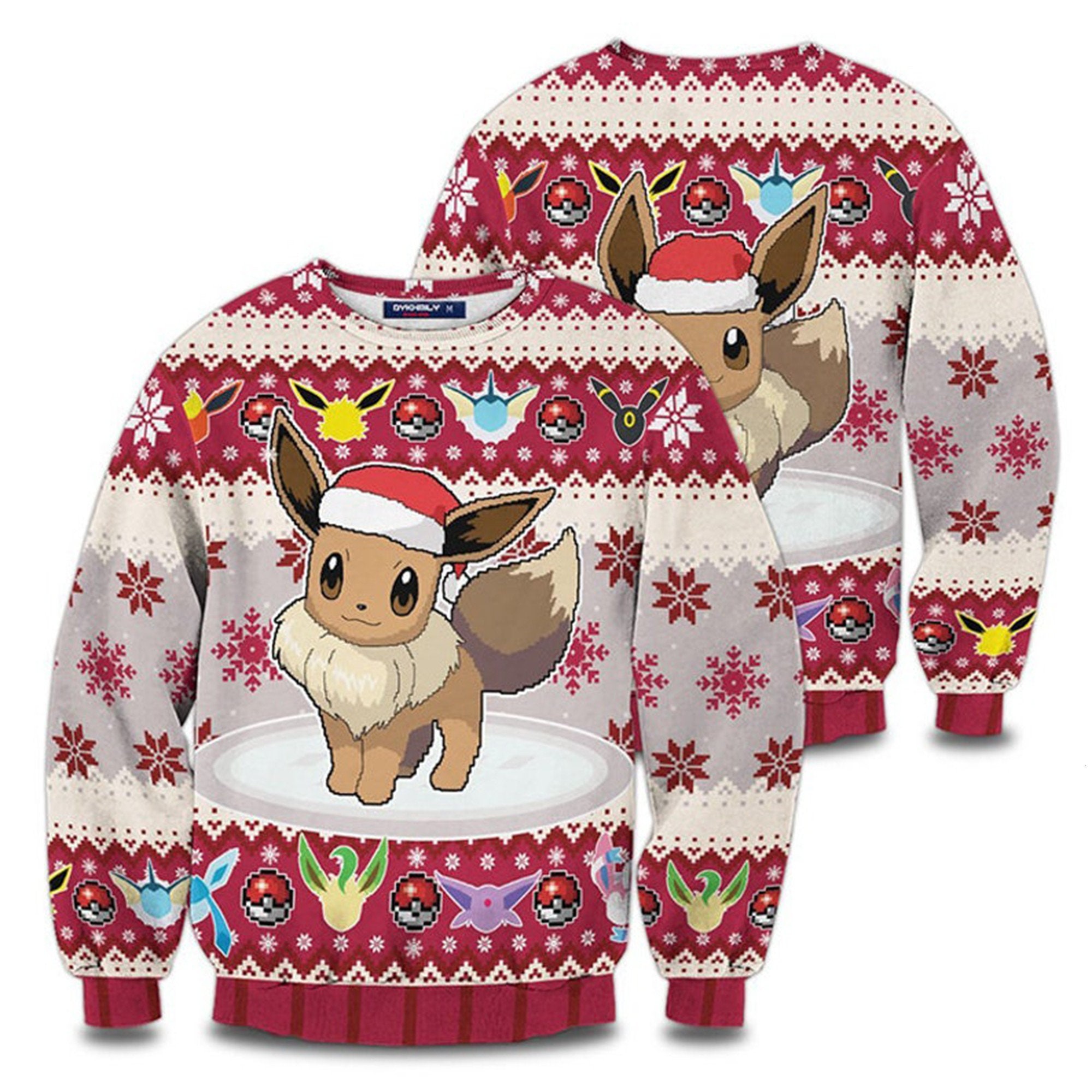 Eevee Christmas Sweater 2021 Gift For Fan