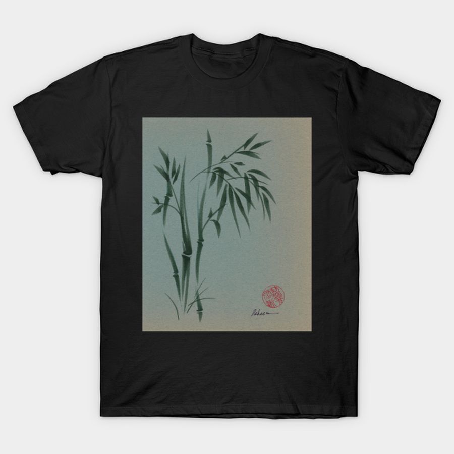 Ethereal   Sumie Ink Brush Pen Bamboo Painting On Vintage Paper T Shirt, Hoodie, Sweatshirt, Long Sleeve