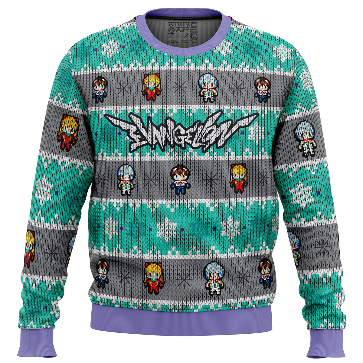 Evangelion Units Neon Genesis Evangelion Ugly Sweater