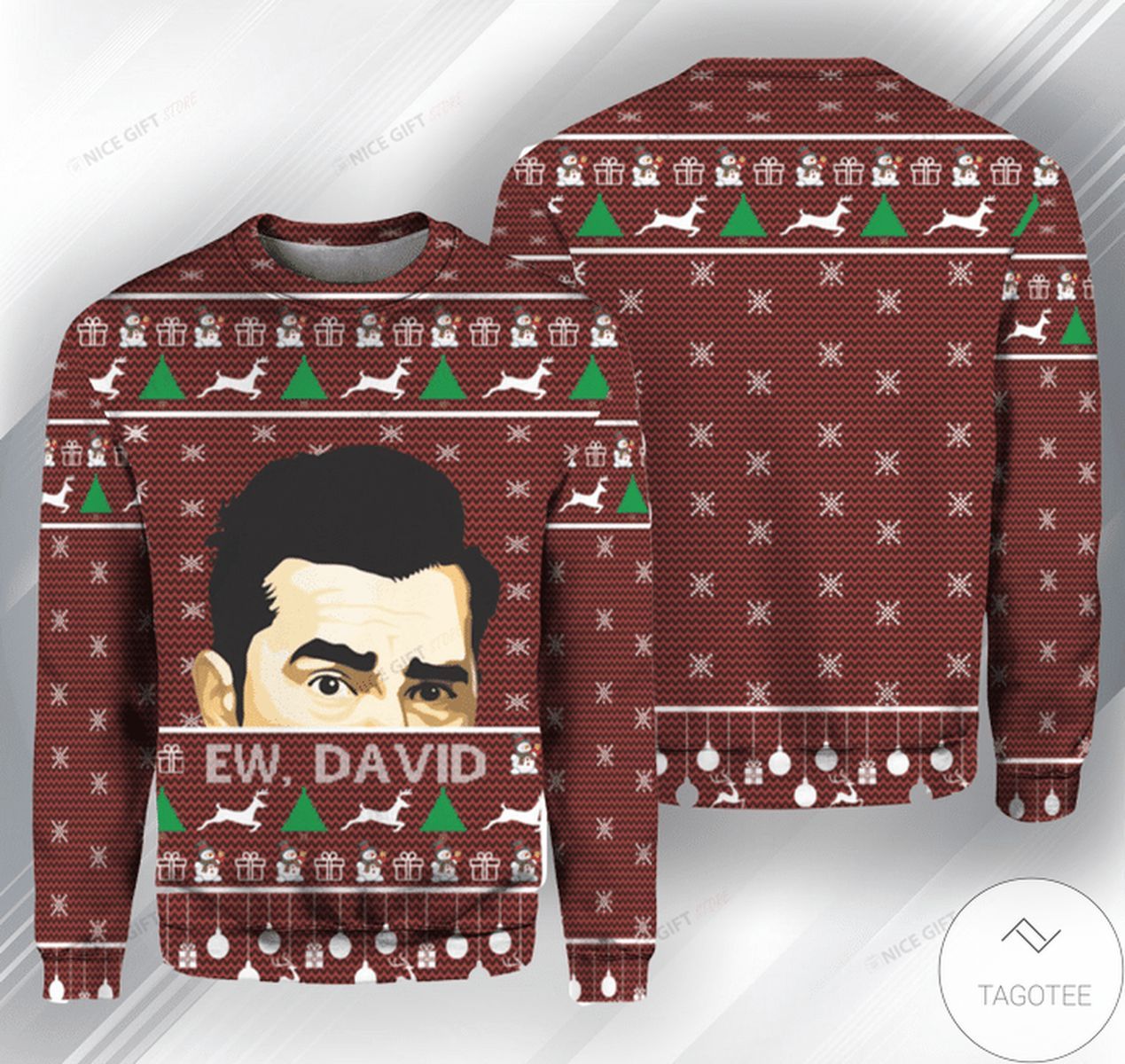 Ew David Ugly Christmas Sweater