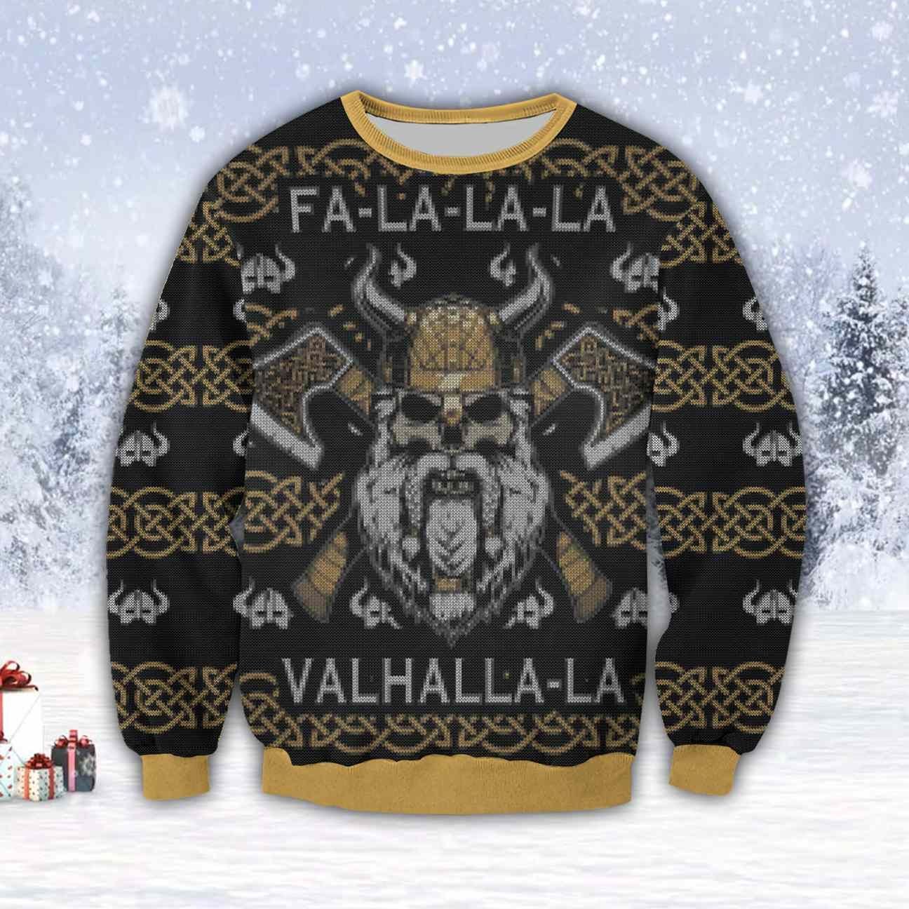 Fa-La-La-La Viking Ugly Sweater