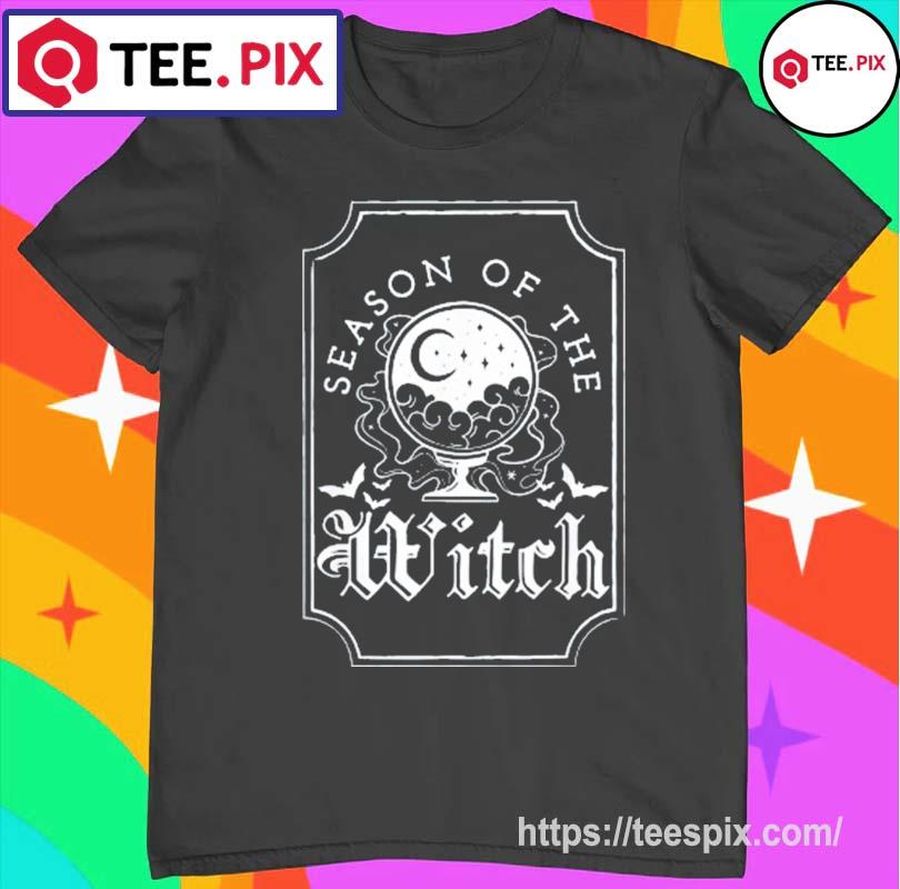Fall Season Of The Witch Edgy Halloween Shirt
