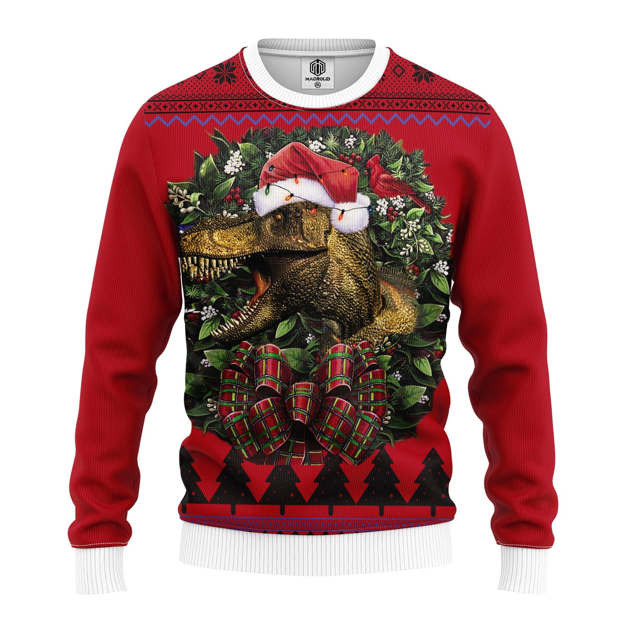 Fandomgift Dinosaur Noel Ugly Sweater