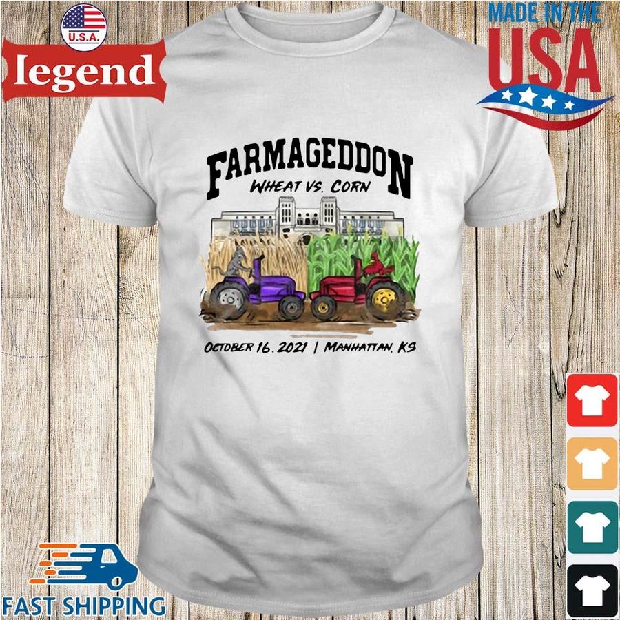 Farmageddon Wheat Vs Corn October 16 2021 Manhattan Ks Shirt