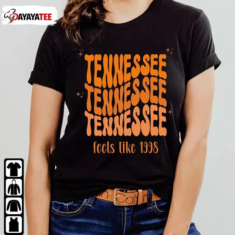 Feels Like 98 Tennessee Football Shirt Graphic Unisex Gift For Lovers