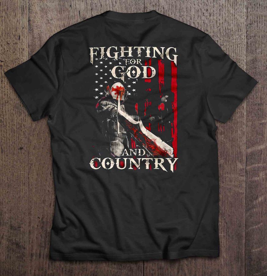 Fighting For God And Country – Knight Templar TShirt