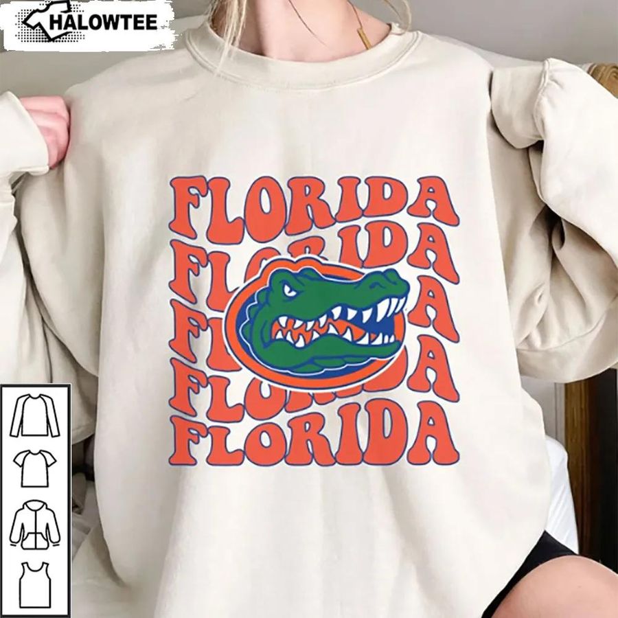 Florida Gators Sweatshirt Aesthetic Uf College Football Shirt Game Day For Fan