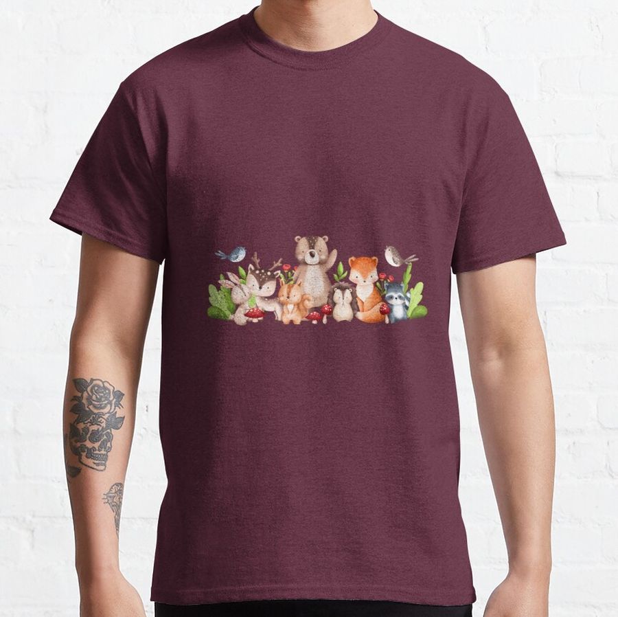 forest animals sticker Classic T-Shirt