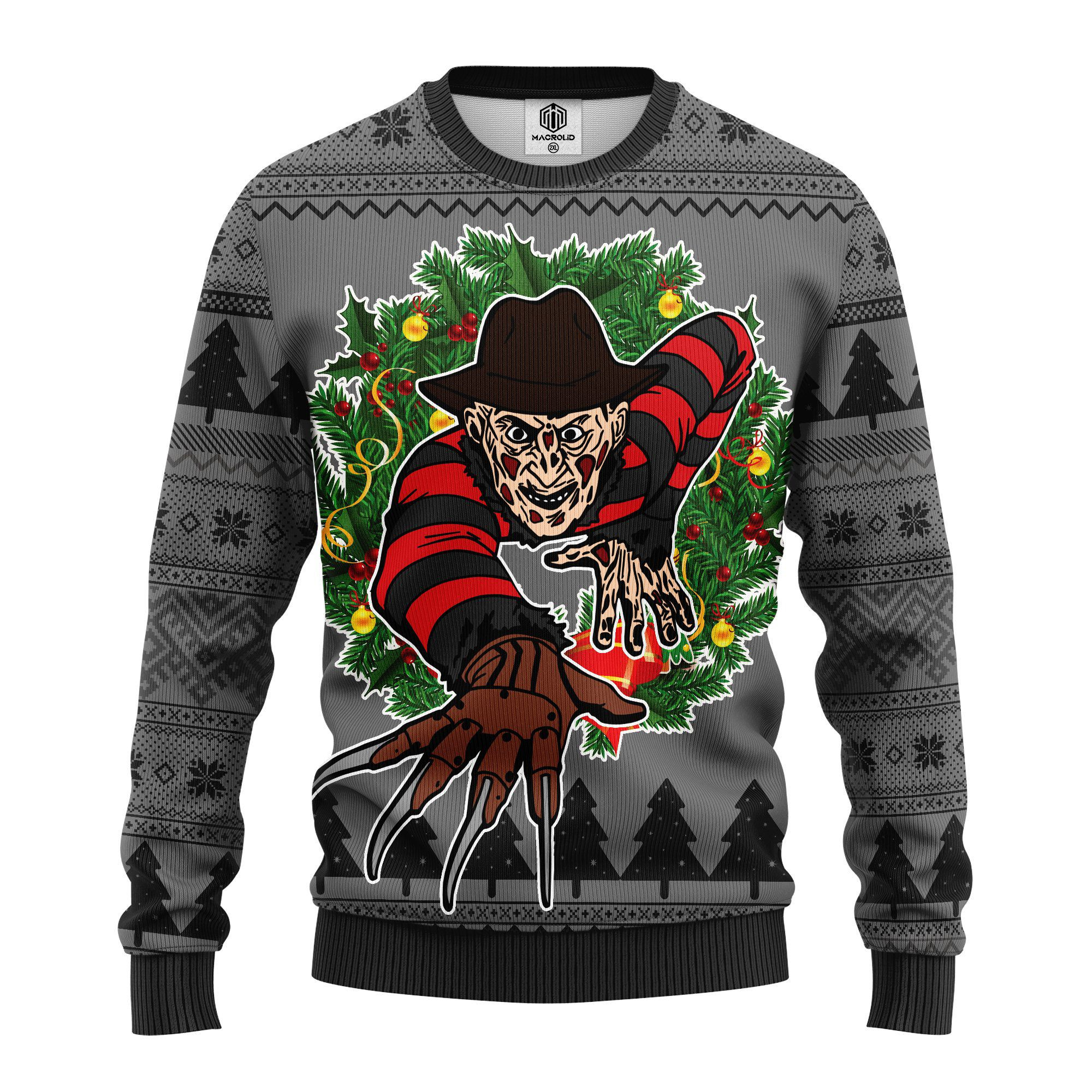 Freddy Krueger Halloween Ugly Sweater