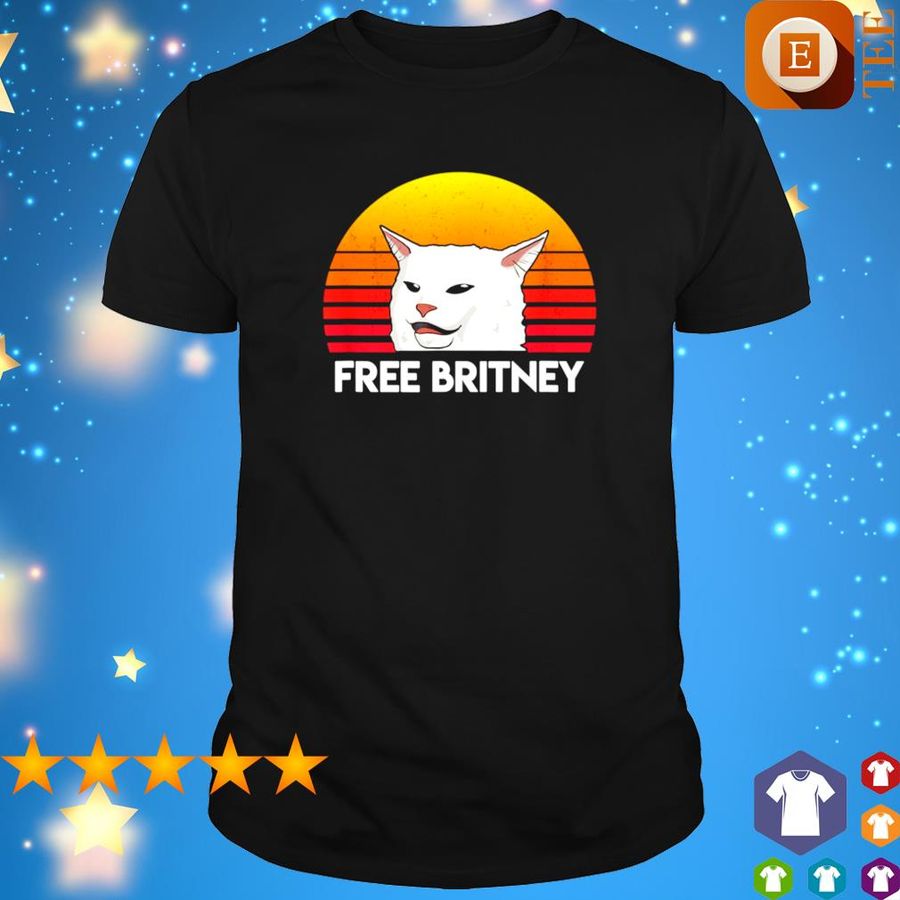Free Britney Woman Yelling At A Cat Shirt