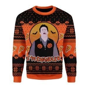 Friends I'M Chandler Ugly Christmas Sweater
