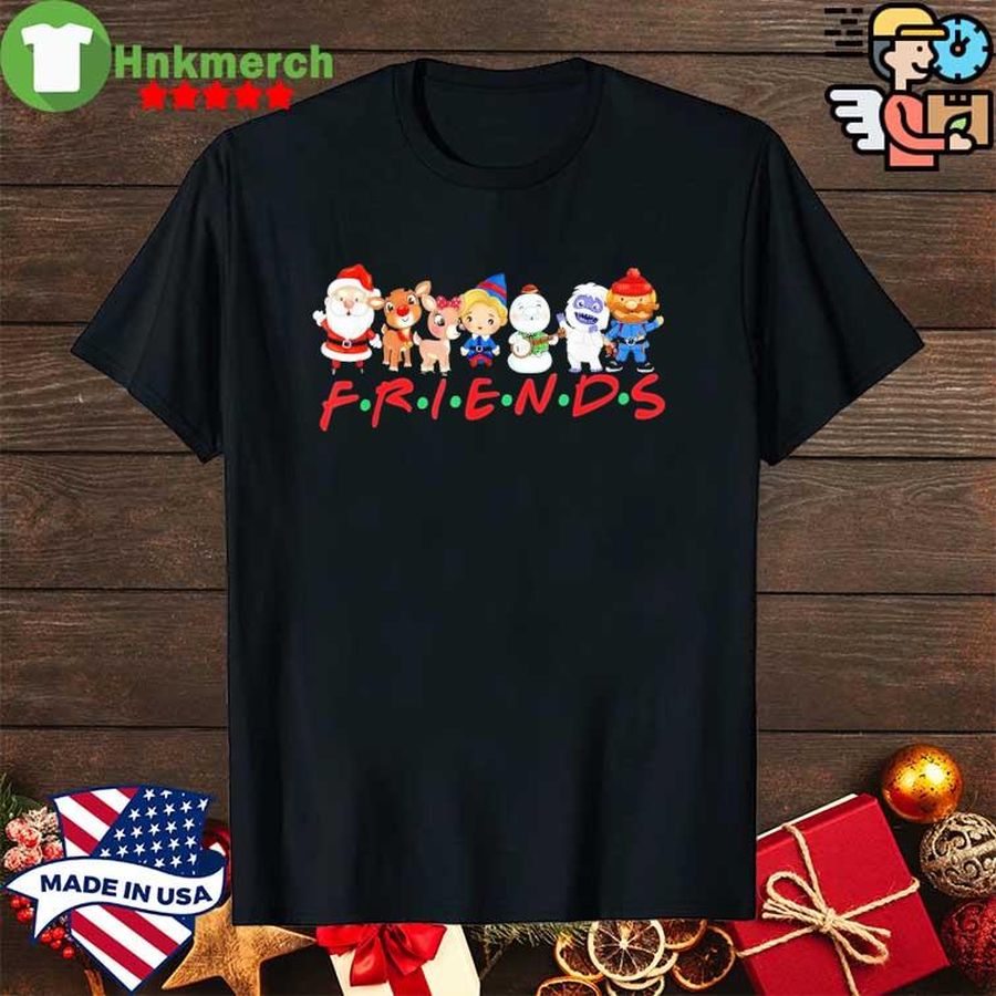 Friends Santa Rudolph Snowman Family Xmas Christmas 2022 Shirt