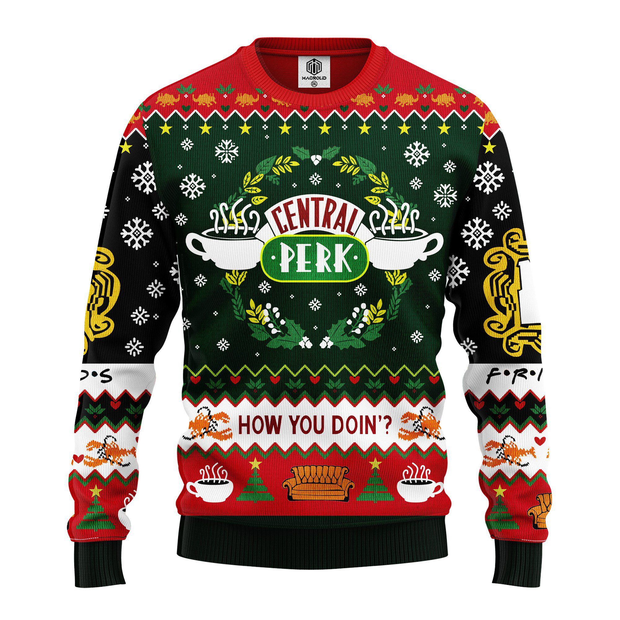 Friends Tv Show Ugly Sweater
