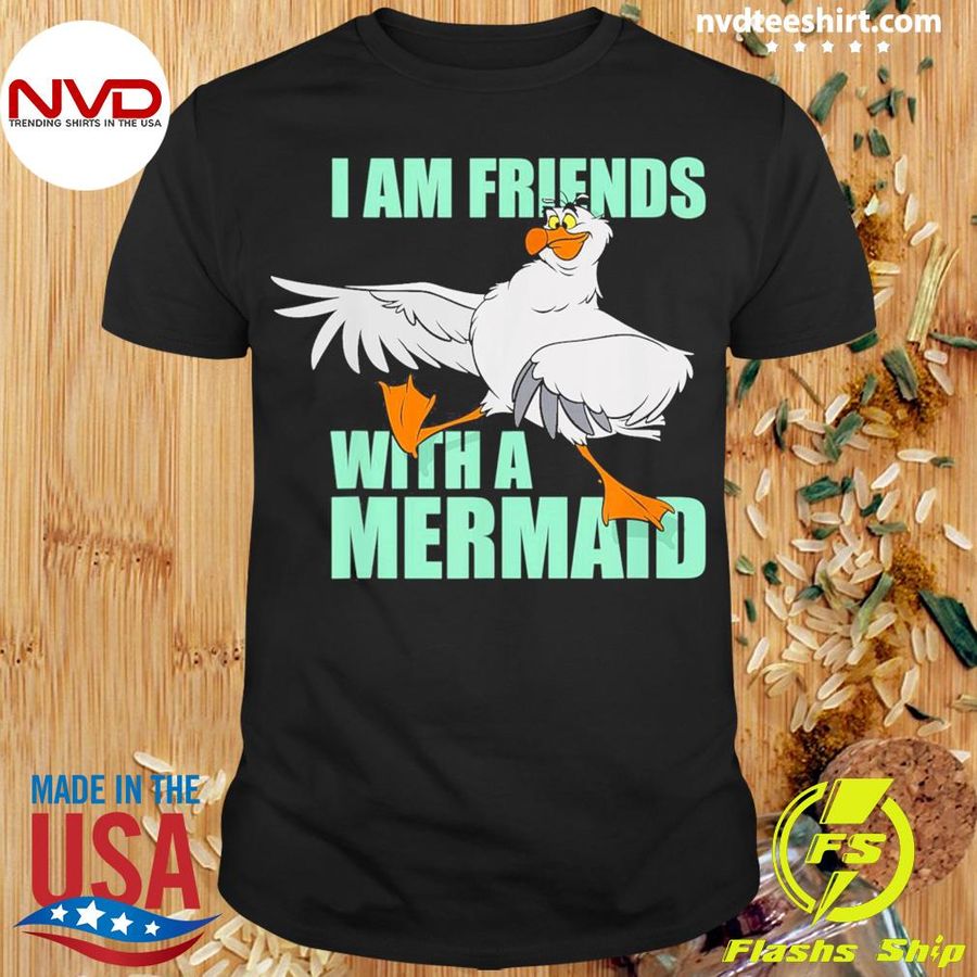 Friends With A Mermaid Shirt