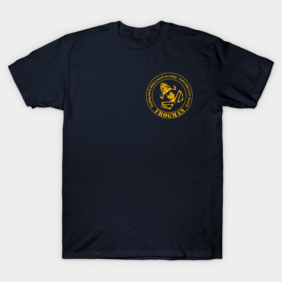 Frogman diver (small logo - distressed) T-shirt, Hoodie, SweatShirt, Long Sleeve