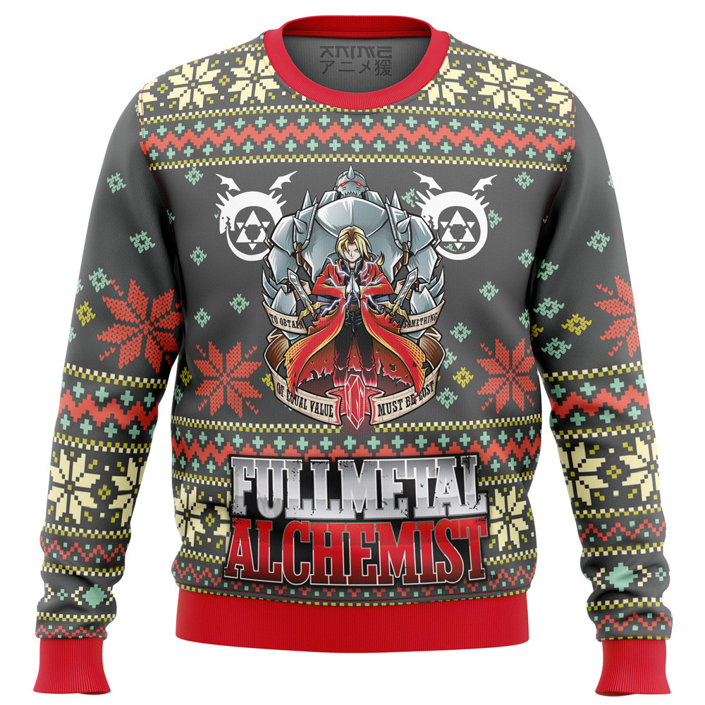 Fullmetal Alchemist Alt Ugly Sweater