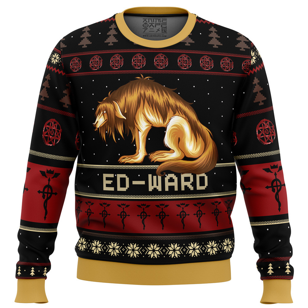 Fullmetal Alchemist Chimera Nina Tucker Ed-ward Ugly Sweater