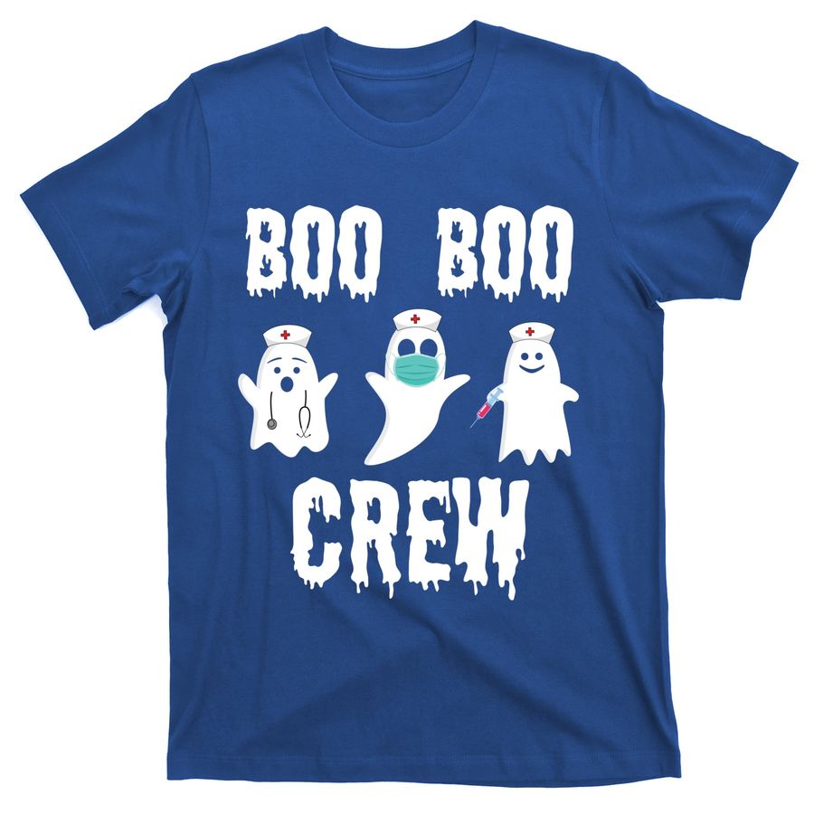 Funny Halloween Nurse Costume Boo Boo Crew Male Funny Gift T-Shirts