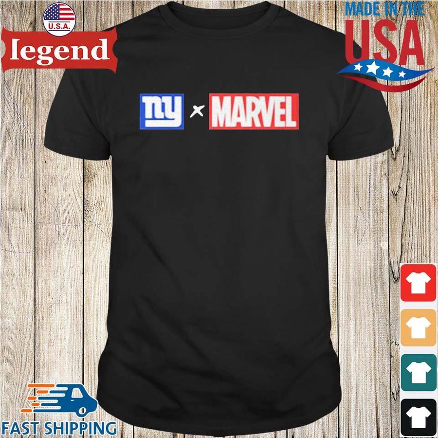 Funny New York Giants X Marvel Shirt