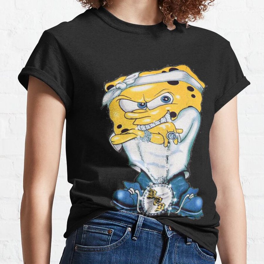 funny spongebob gangster (23) Classic T-Shirt