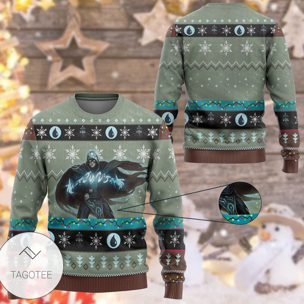 Game Magic The Gathering Jace The Mind Sculptor Ugly Sweater