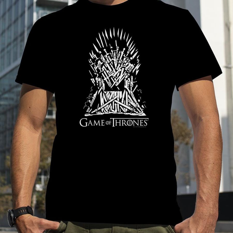 Game Of Thrones Simple Throne Logo T Shirt