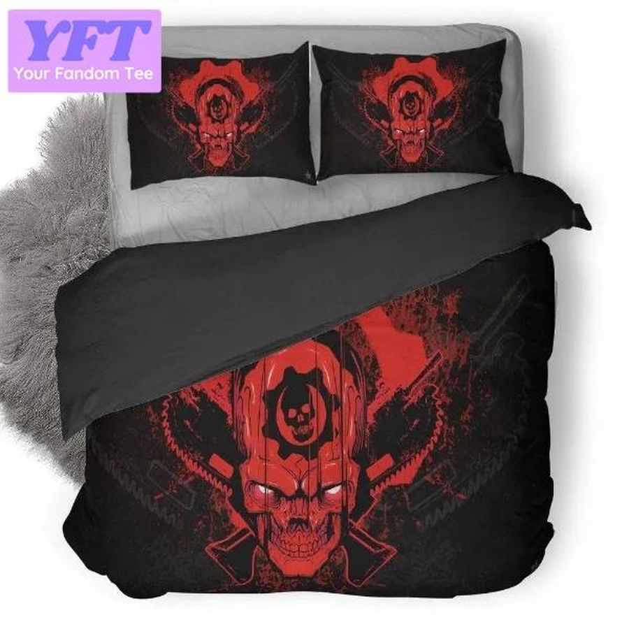 Gears Of War Skull 1 Customized 3d Bedding Set