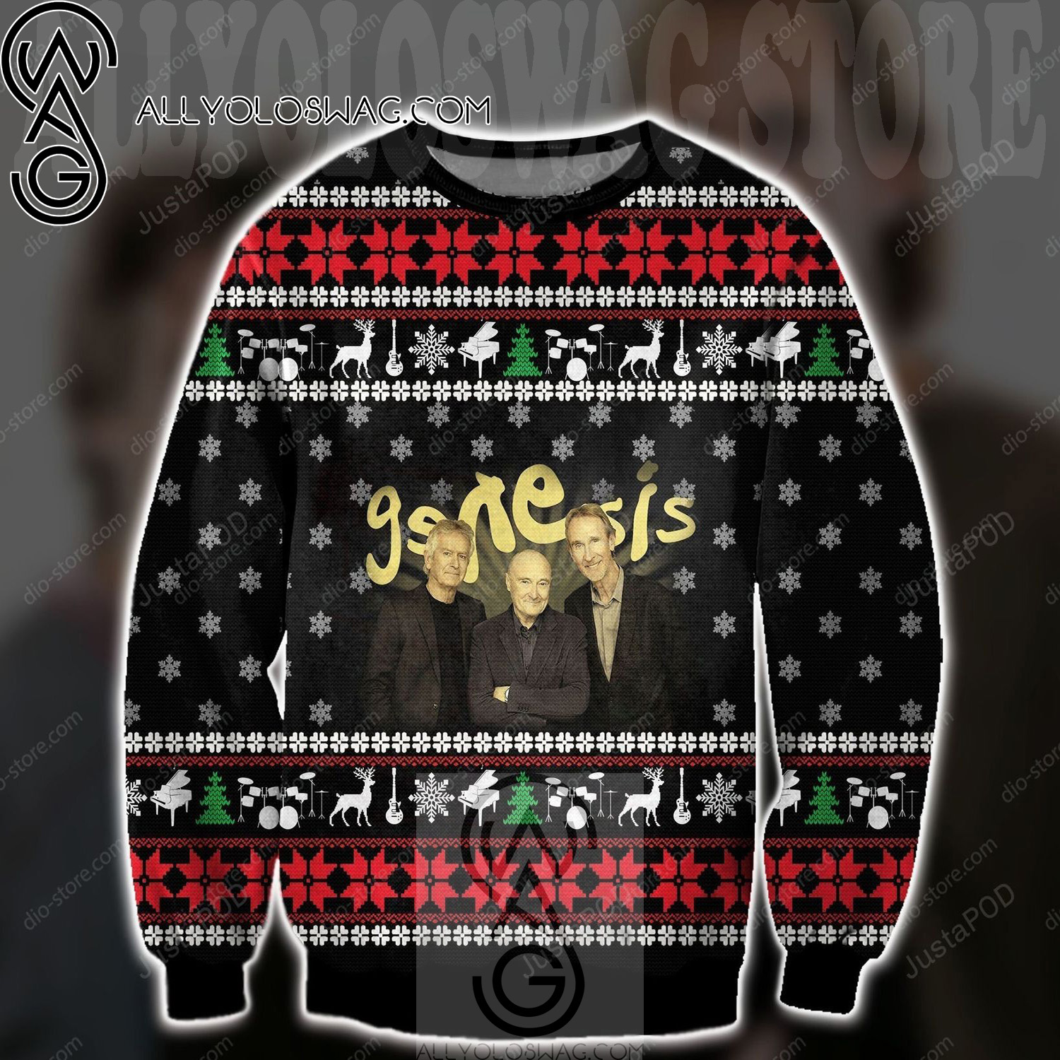Genesis Holiday Party Ugly Christmas Sweater