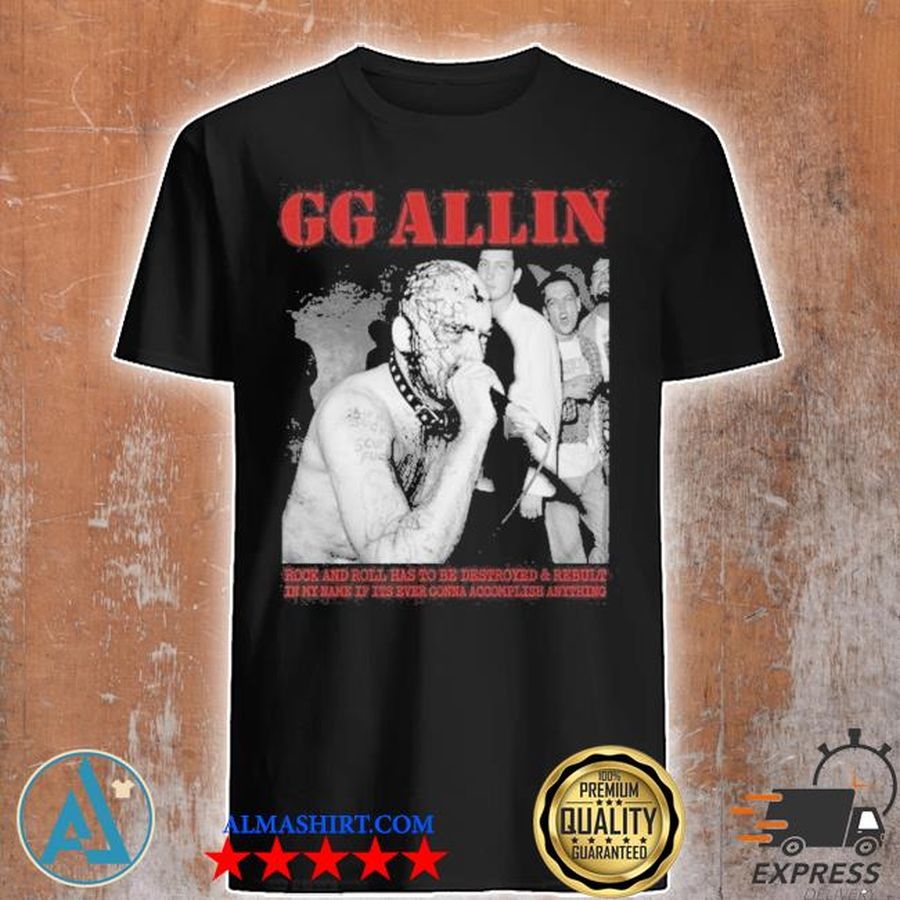 Gg allin shirt