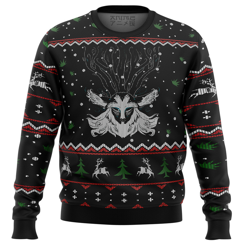 Ghibli Forest Spirit Ugly Sweater