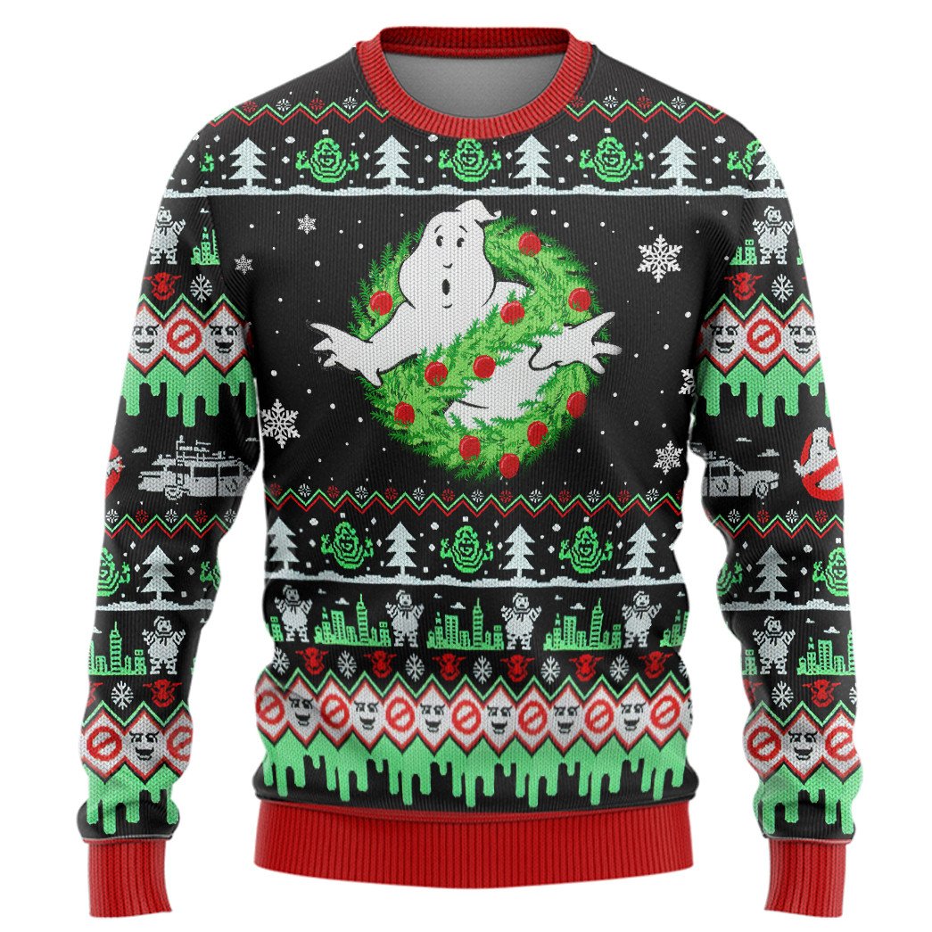 Ghostbusters Black Ugly Sweater