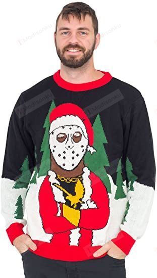 Ghostface Killah As Santa For Unisex Ugly Christmas Sweater, All Over Print Sweatshirt