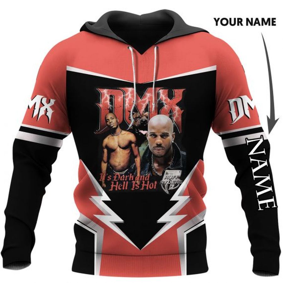 Gift For Dmx Fans Ruff Ryders It Is Dark And Hell Is Hot Personalized Unisex Hoodie Hg
