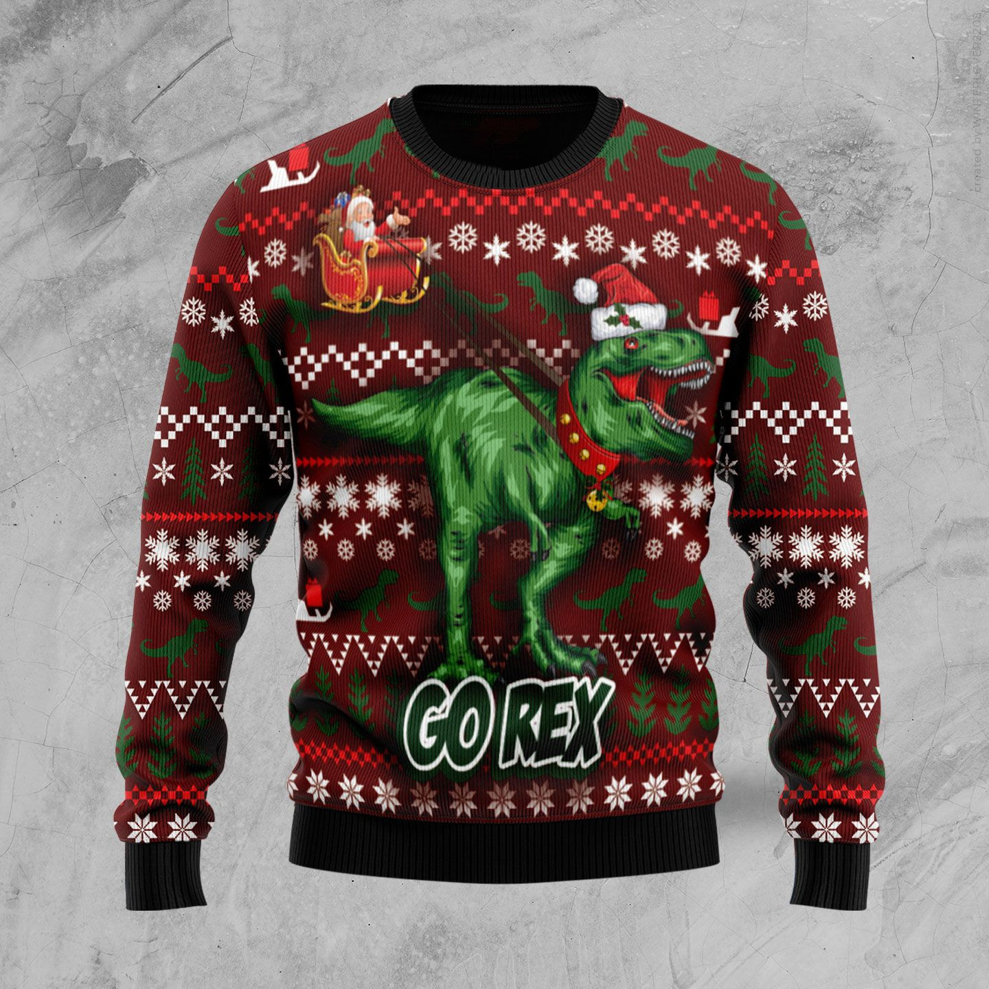 Go Rex Ugly Sweater